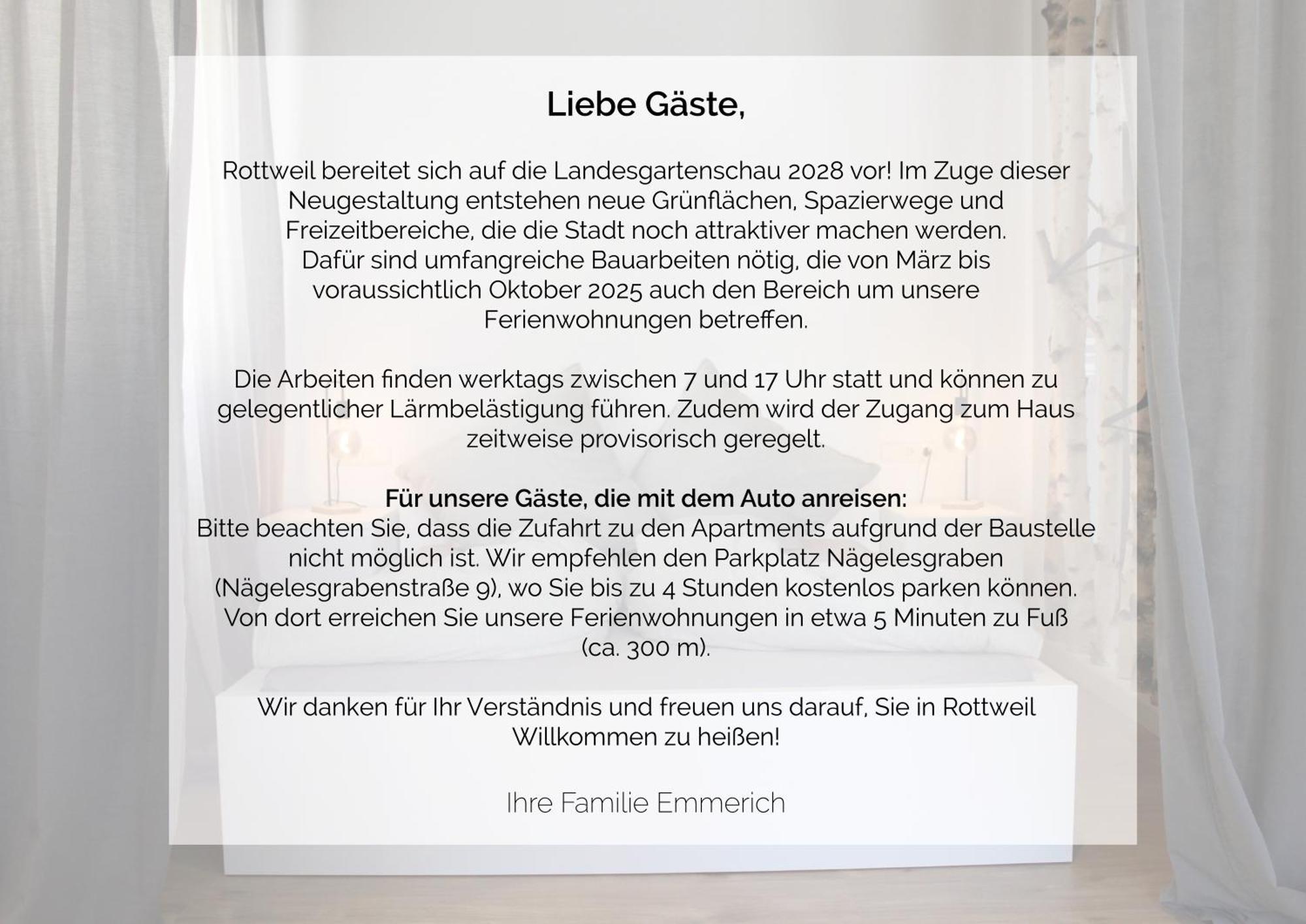 Vier Sind Hier Apartments Rottweil Exteriör bild